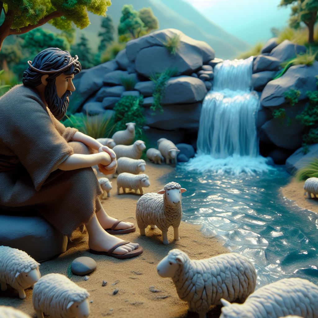 Rabbi Akiva as a shepherd watching the water drop inspiration and transformation story