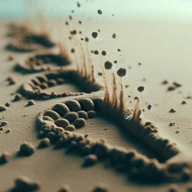 footprints in the sand footsteps desert journey midbar claymation trek imprint