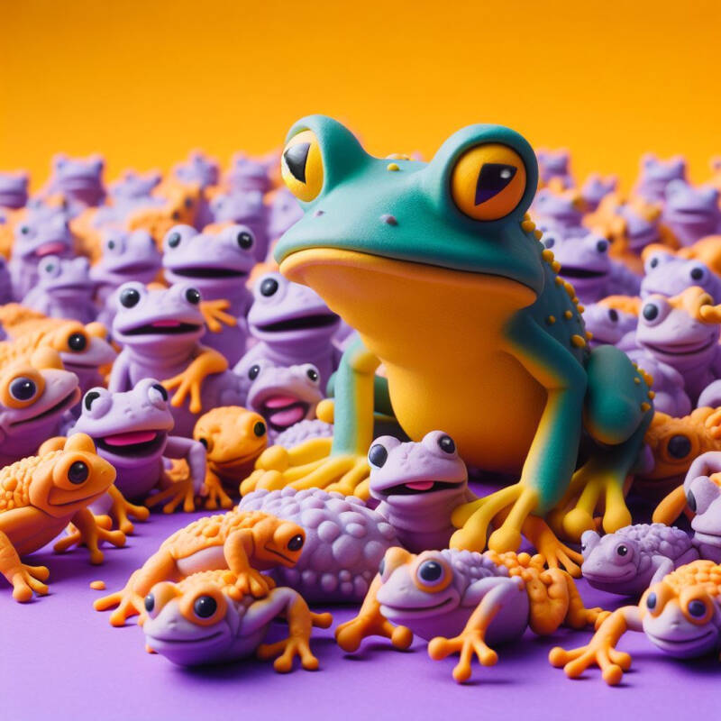 The plague of Frogs - Image created by The Rabbi Sacks Legacy