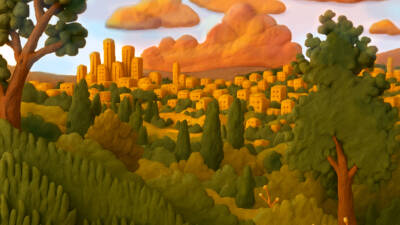 jerusalem from the tayelet earlier