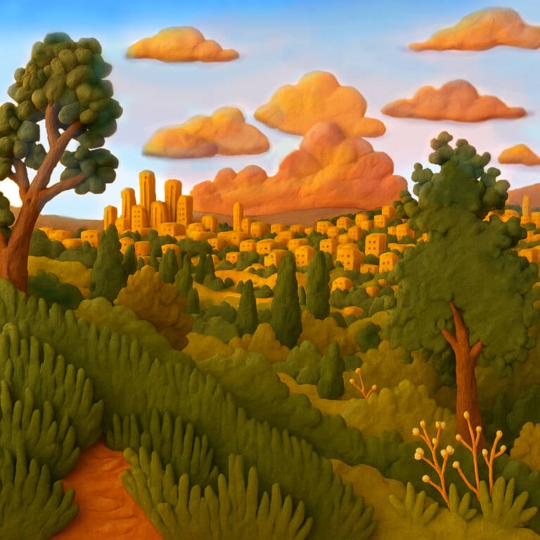 jerusalem from the tayelet earlier