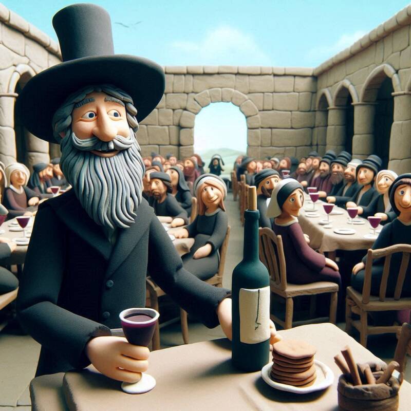 rabban gamliel hosting guests at wedding feast