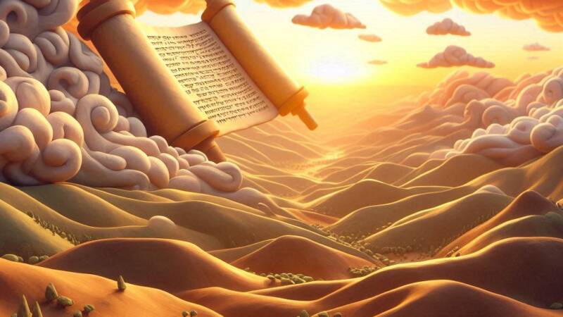 torah min hashamayim holy scroll from heavens eternal truth