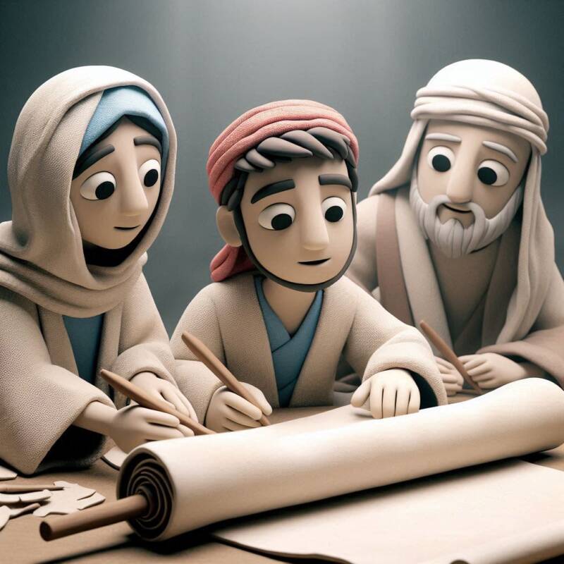 writing a letter in the scroll scribe sofer torah student studying 45e03991